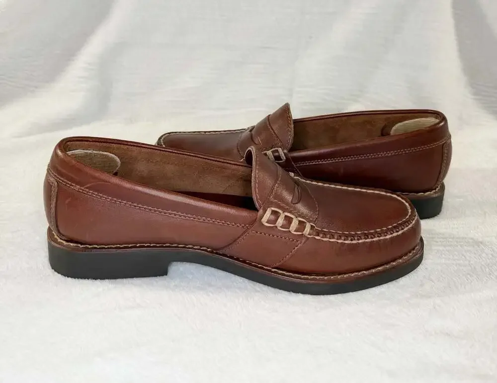 Polo Sport Ralph Lauren Brown Leather Penny Loafers